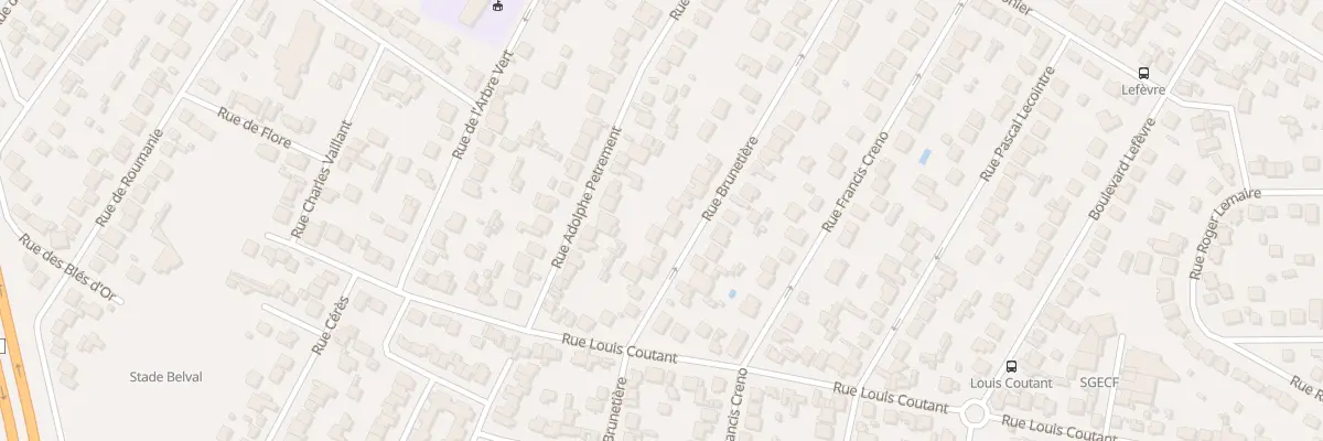 Plan du 55B Rue Brunetière à Aulnay-sous-Bois