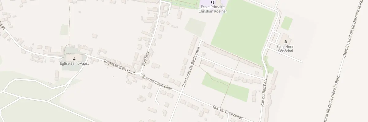 Plan du 6 Rue Louis de Bechameil à Nointel