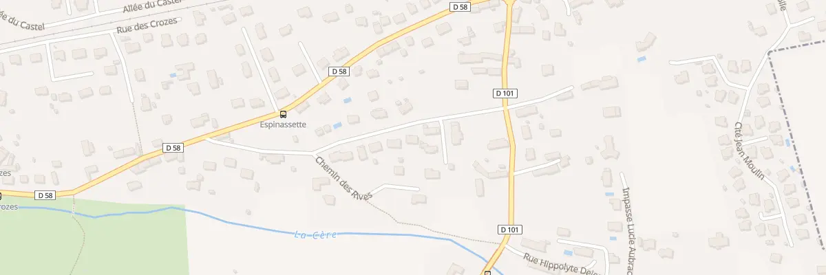 Plan du 30 Che des Rives à Arpajon-sur-Cère