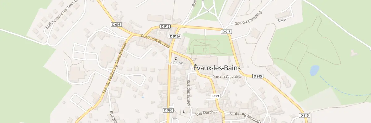 Plan du 3 Rue Saint-Pierre à Évaux-les-Bains