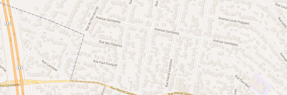 Plan du 21B Rue Francis Créno à Aulnay-sous-Bois