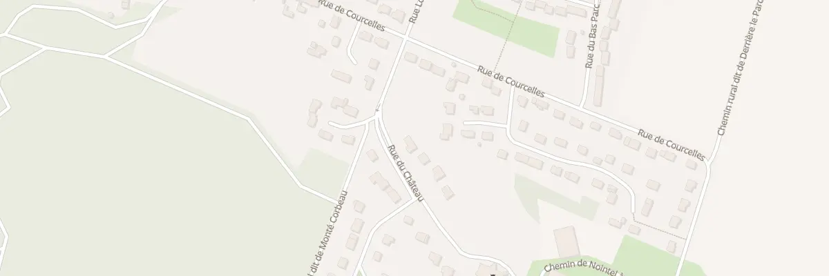 Plan du 1 Rue du Château à Nointel