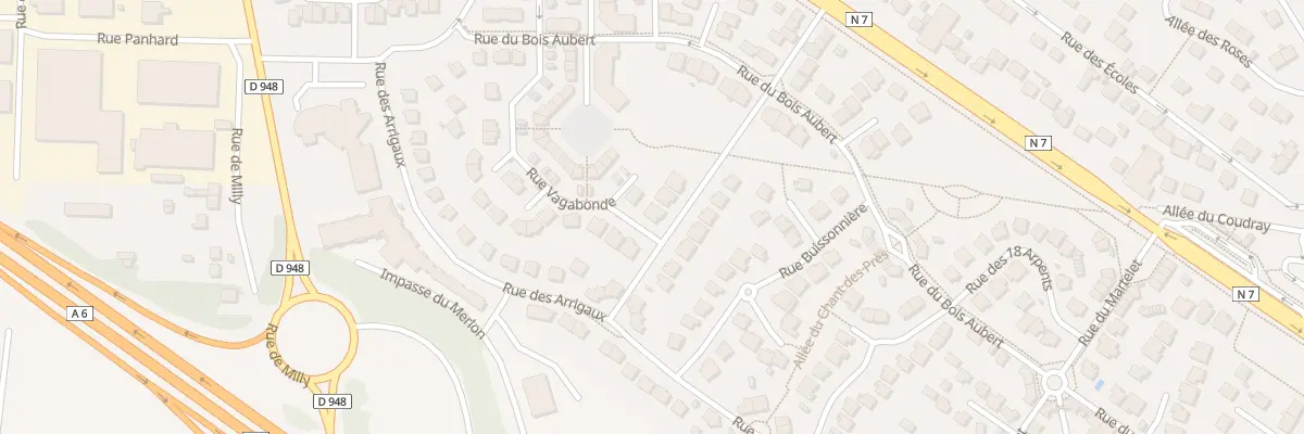 Plan du 13 Rue de la Clef des Champs au Coudray-Montceaux