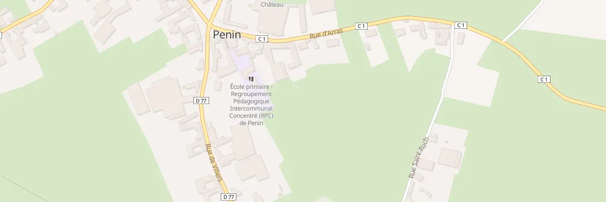 Plan du 7 Rue d’Arras à Penin