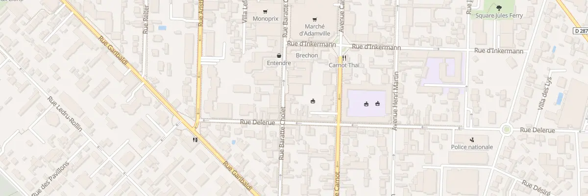Plan du 19 Rue Baratte Cholet à Saint-Maur-des-Fossés