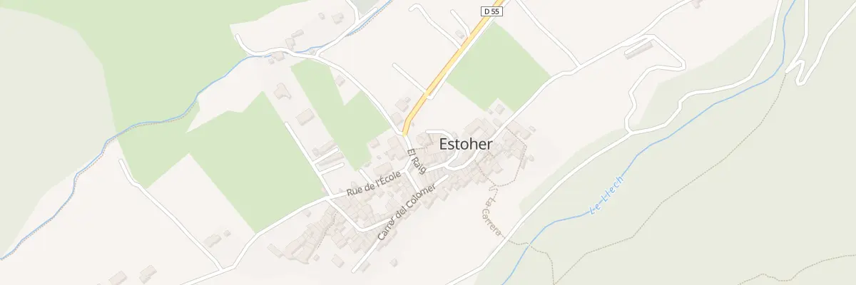 Plan du 17 Village à Estoher