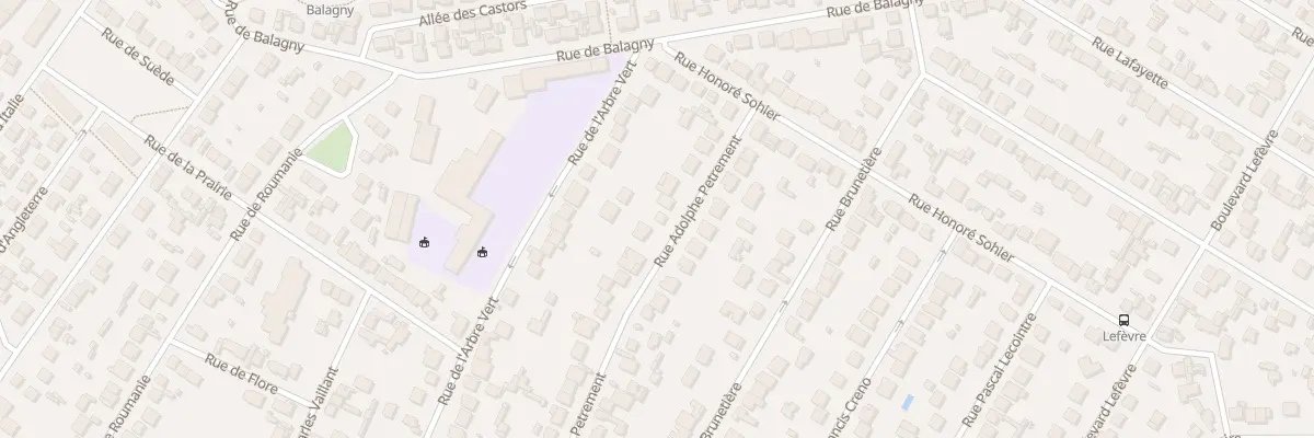 Plan du 35B Rue Adolphe Pétrement à Aulnay-sous-Bois