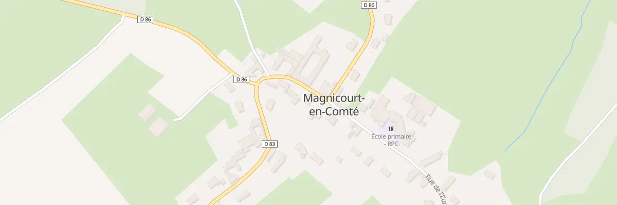 Plan du 1A Rue des Charbonniers à Magnicourt-en-Comte