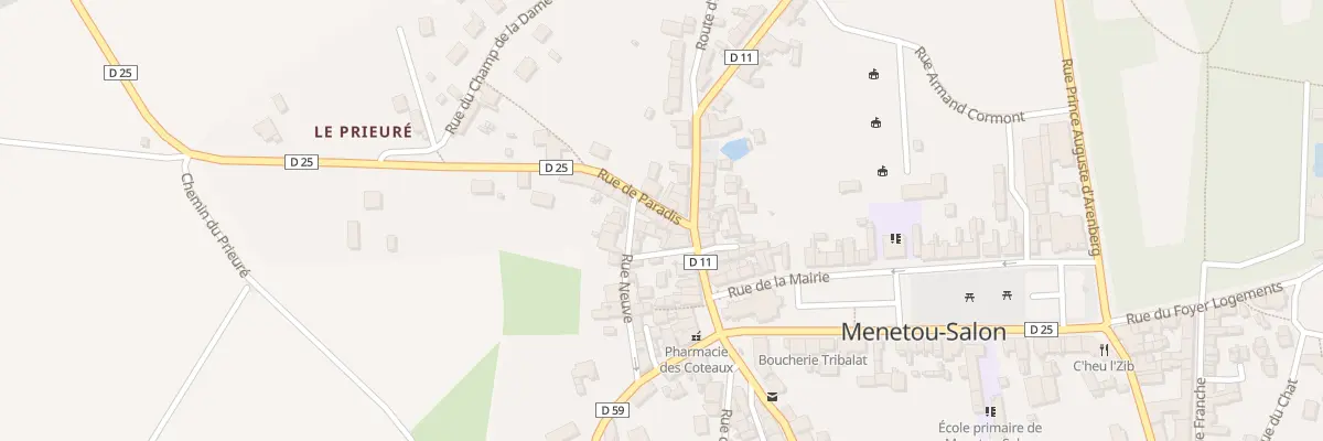 Plan du 3 Rue de Paradis à Menetou-Salon