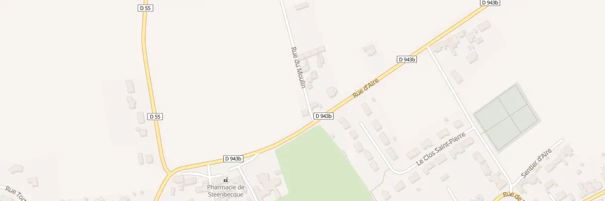 Plan du 40 Rue d’Aire à Steenbecque