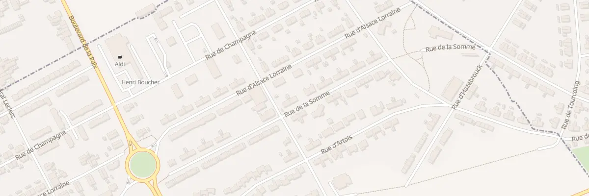 Plan du 33 Rue de la Somme à Calonne-Ricouart