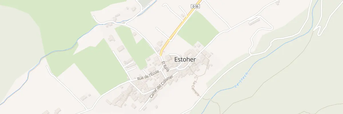 Plan du 16 Village à Estoher