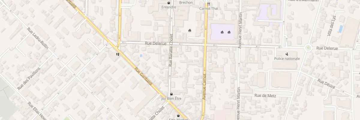 Plan du 25 Rue Baratte Cholet à Saint-Maur-des-Fossés
