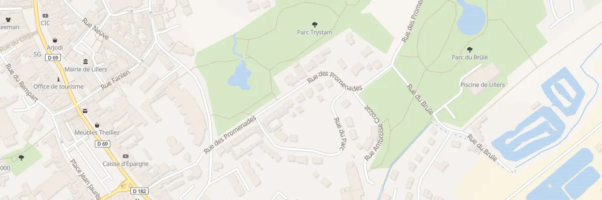 Plan du 37 Rue des Promenades à Lillers