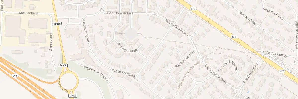 Plan du 11 Rue de la Clef des Champs au Coudray-Montceaux