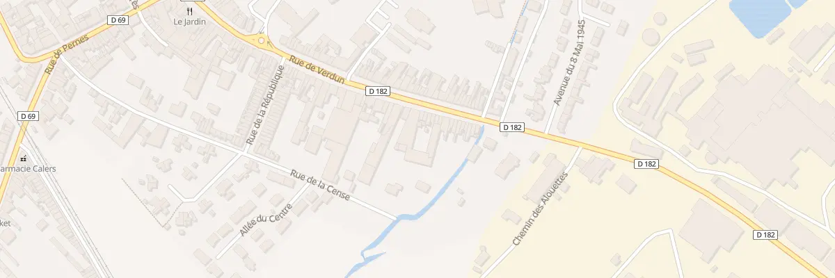 Plan du 87 Rue de Verdun à Lillers