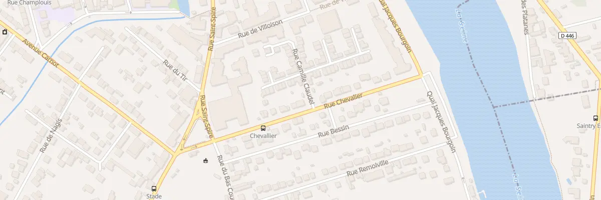 Plan du 26 Rue Chevalier à Corbeil-Essonnes