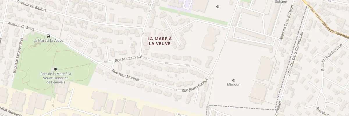 Plan du 19 Rue Marcel Paul à Bondy