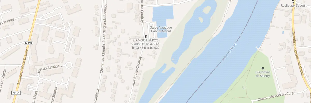Plan du 55B Rue du Bas Coudray à Corbeil-Essonnes