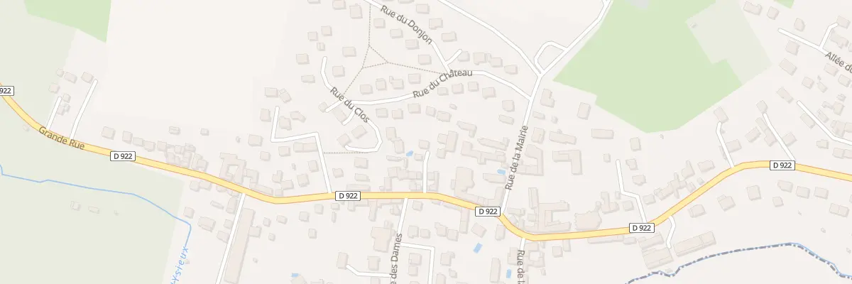 Plan du 34 Rue Grande Rue à Fosses