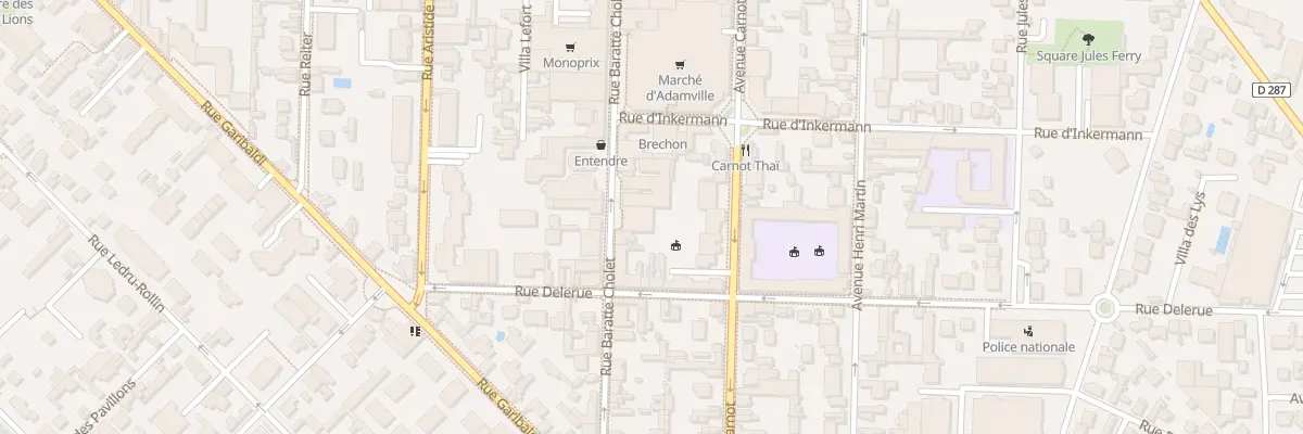 Plan du 17 Rue Baratte Cholet à Saint-Maur-des-Fossés