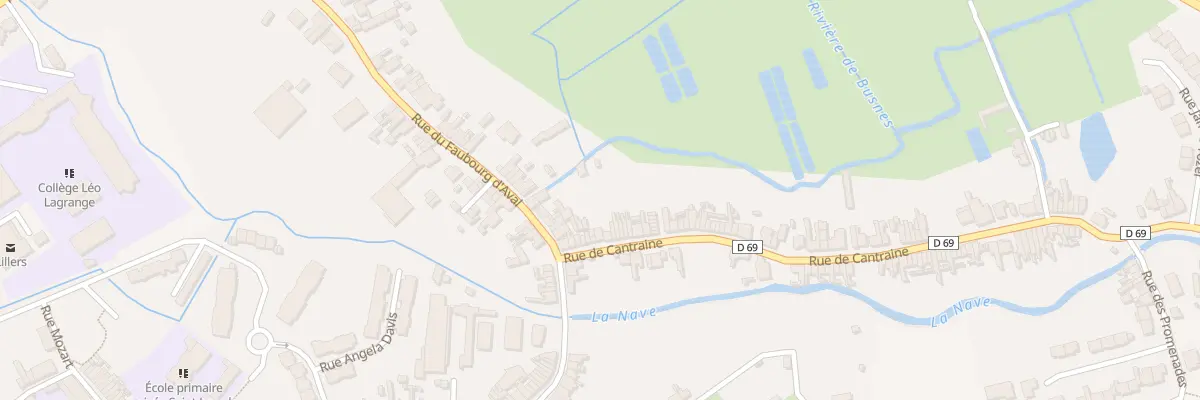 Plan du 20 Rue de Cantraine à Lillers