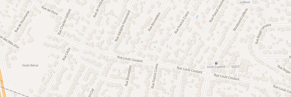 Plan du 52 Rue Brunetière à Aulnay-sous-Bois