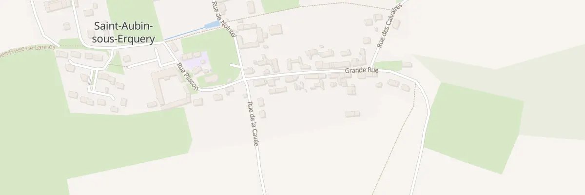 Plan du 4 Gr Grande Rue à Saint-Aubin-sous-Erquery