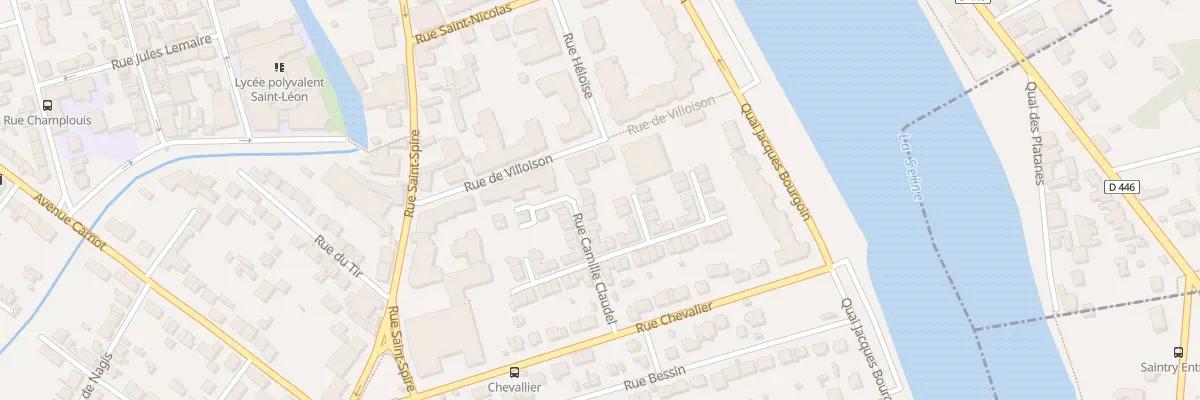 Plan du 14 Rue Camille Claudel à Corbeil-Essonnes