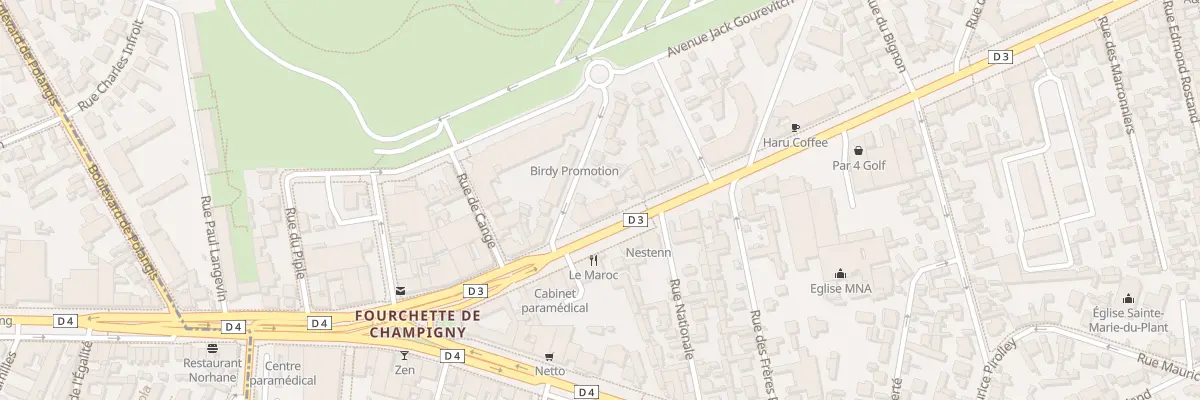 Plan du 17 Av du Général de Gaulle à Champigny-sur-Marne