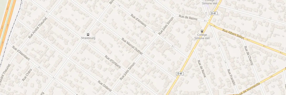 Plan du 16B Rue Jules Simon à Aulnay-sous-Bois
