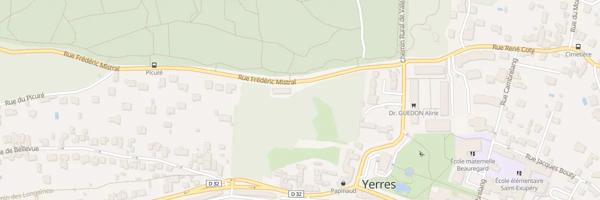 Plan du 1 Rue René Coty à Yerres