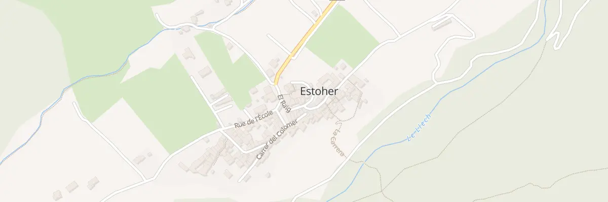 Plan du 28 Village à Estoher