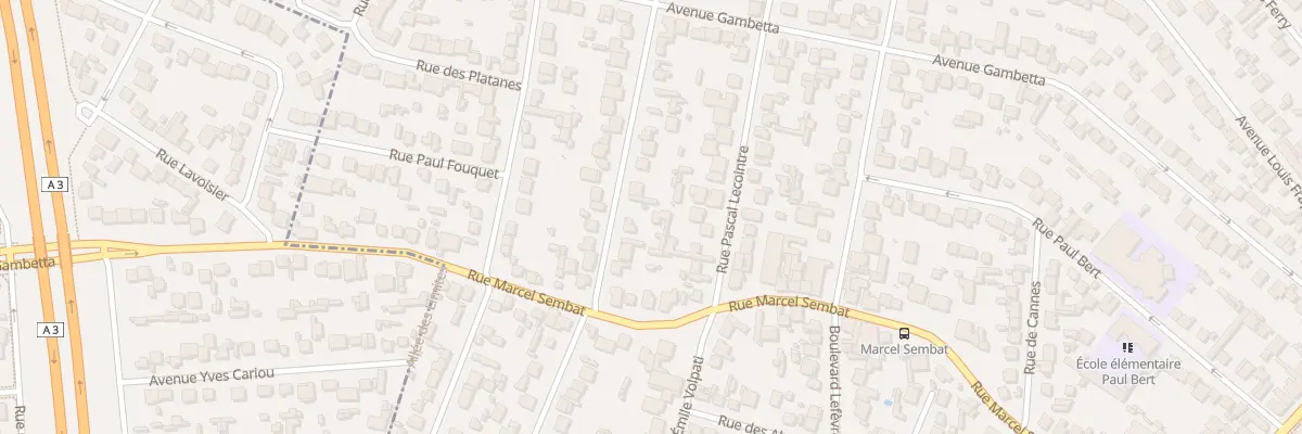 Plan du 8T Rue Francis Créno à Aulnay-sous-Bois