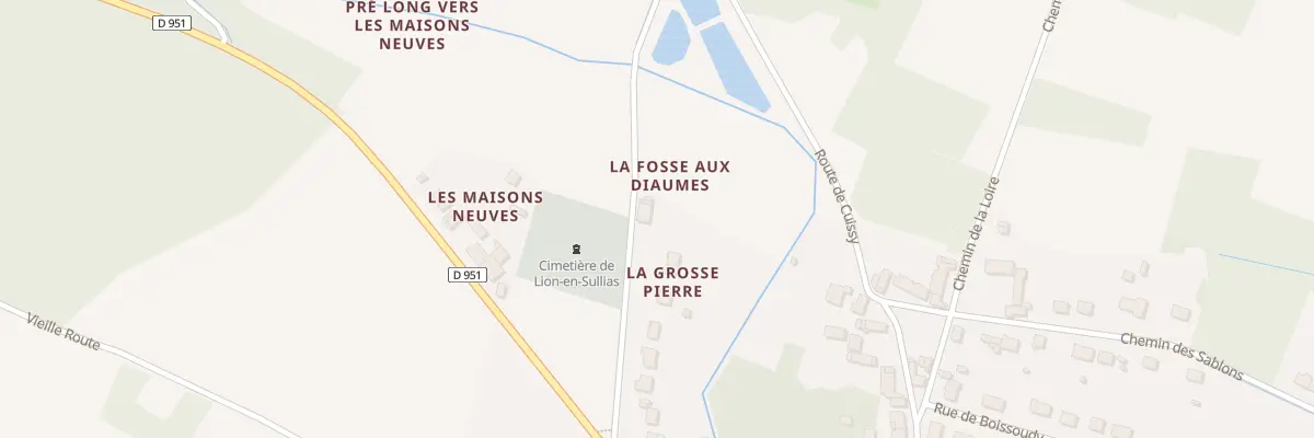 Plan du 16 Rue du Cimetiere à Lion-en-Sullias