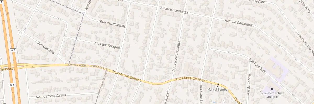 Plan du 10 Rue Francis Créno à Aulnay-sous-Bois