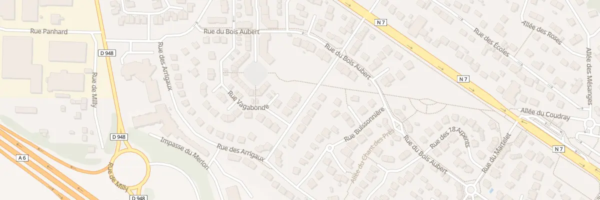 Plan du 9 Rue de la Clef des Champs au Coudray-Montceaux