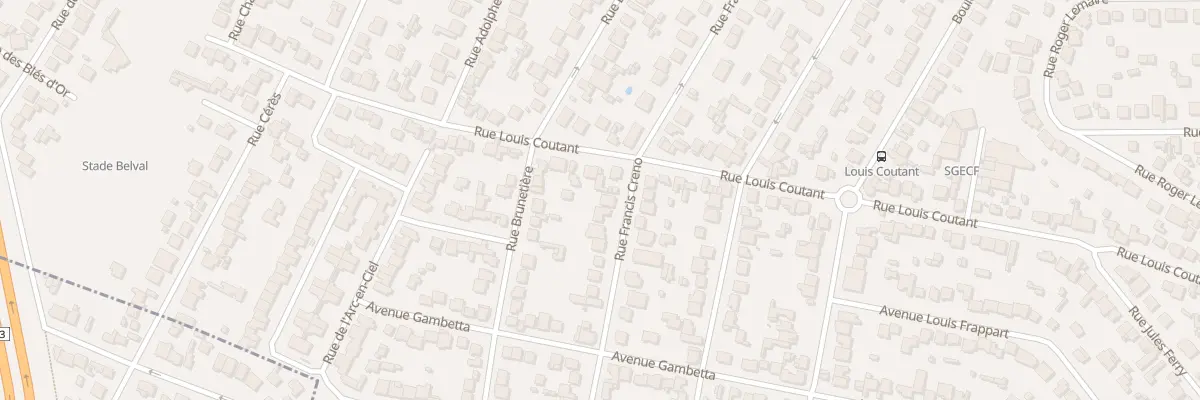 Plan du 45 Rue Francis Créno à Aulnay-sous-Bois