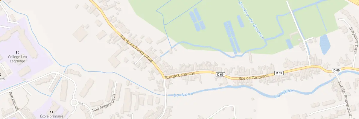 Plan du 24 Rue de Cantraine à Lillers