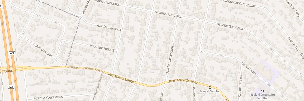 Plan du 10B Rue Francis Créno à Aulnay-sous-Bois