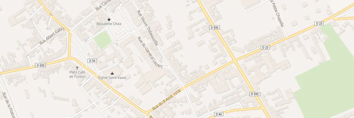 Plan du 34 Rue Veuve Thibauville à Moreuil