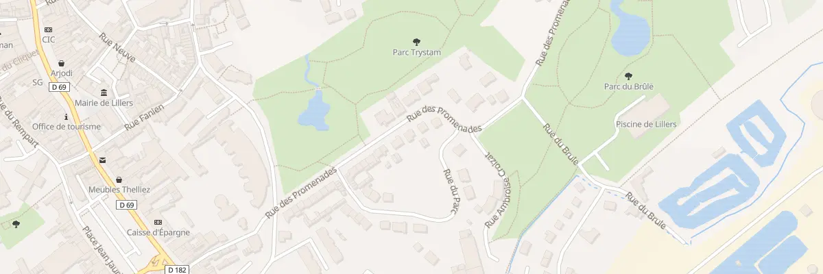 Plan du 39 Rue des Promenades à Lillers