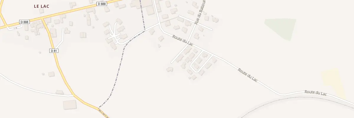 Plan du 5380 Bacassou à Manhac