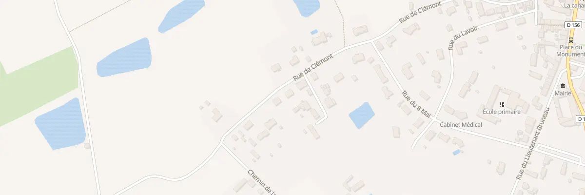 Plan du 39 Rue de Clémont à Coullons