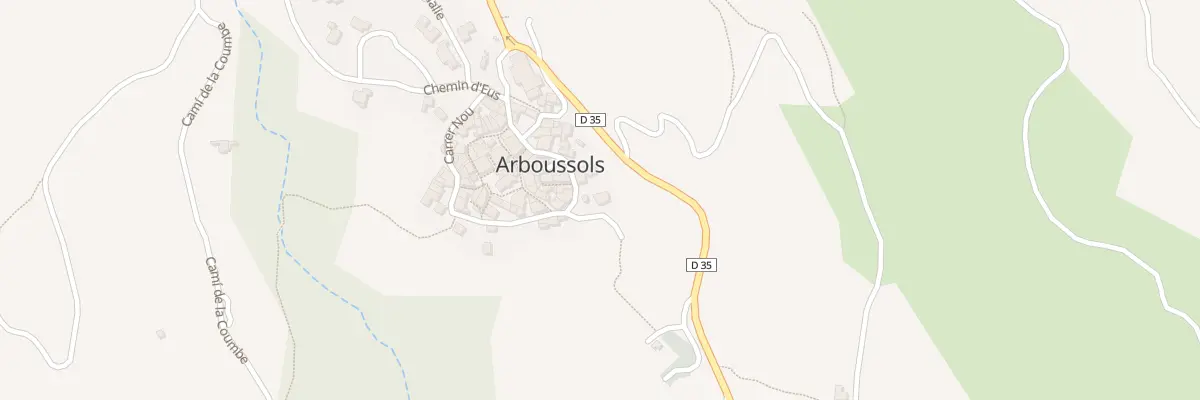 Plan du 6000 Le Village à Arboussols
