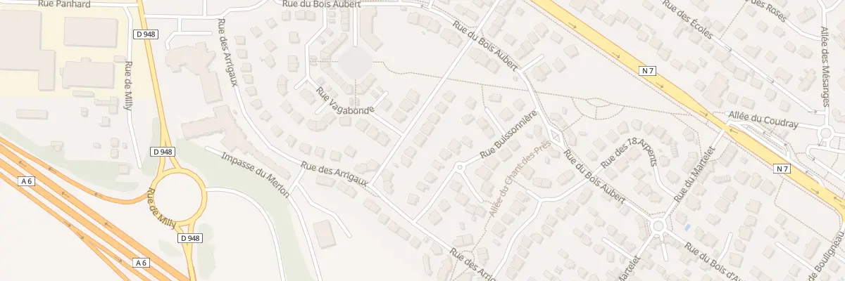 Plan du 20 Rue de la Clef des Champs au Coudray-Montceaux