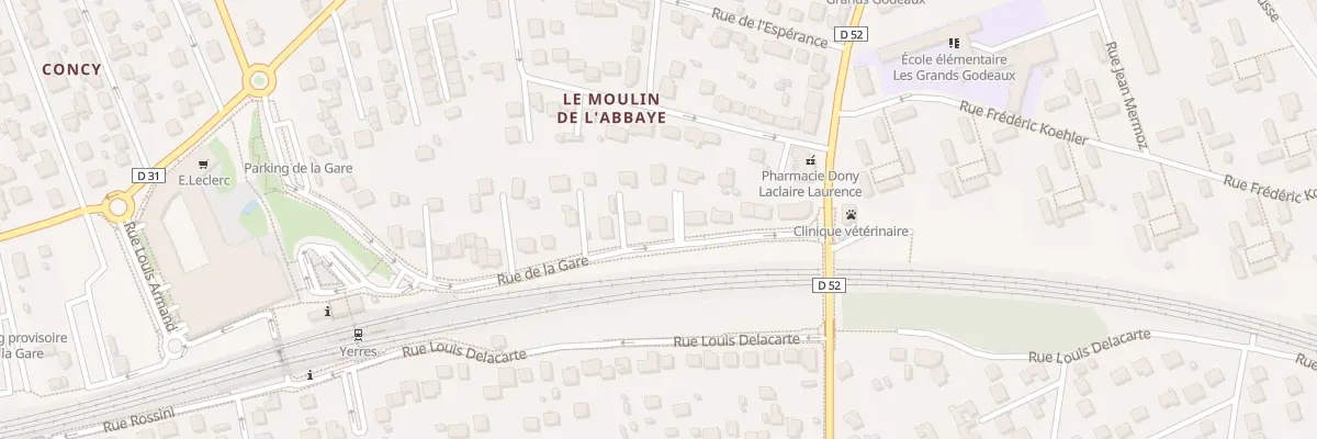 Plan du 41 Rue de la Gare à Yerres