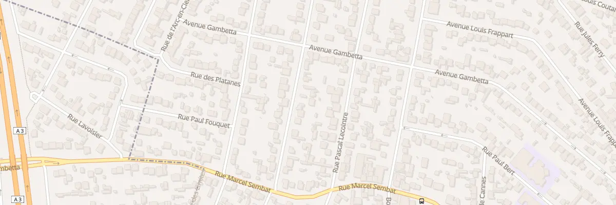 Plan du 16 Rue Francis Créno à Aulnay-sous-Bois