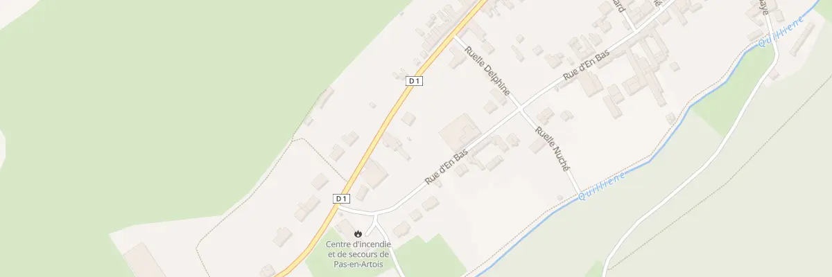 Plan du 25 Rue d’En Haut à Pas-en-Artois