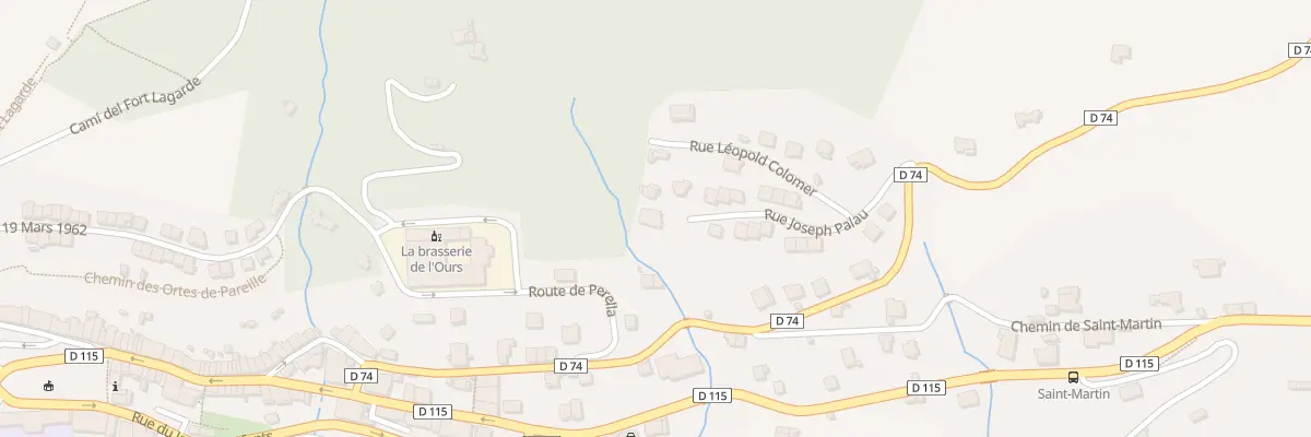 Plan du 18 Rue Joseph Palau à Prats-de-Mollo-la-Preste